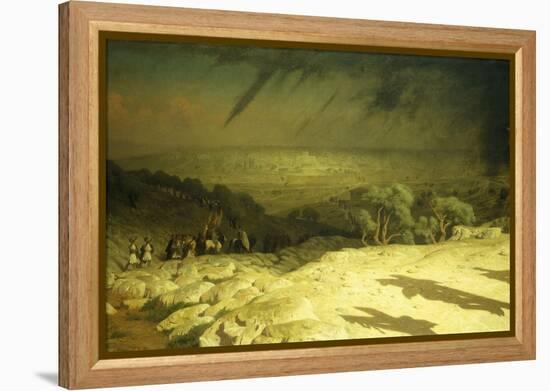 Golgotha (It Is Finished)-Jean Leon Gerome-Framed Premier Image Canvas