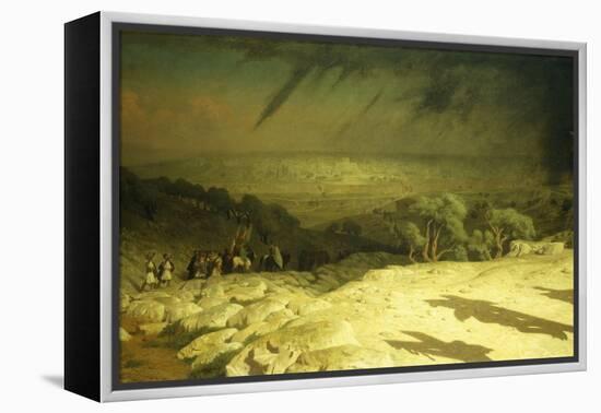 Golgotha (It Is Finished)-Jean Leon Gerome-Framed Premier Image Canvas