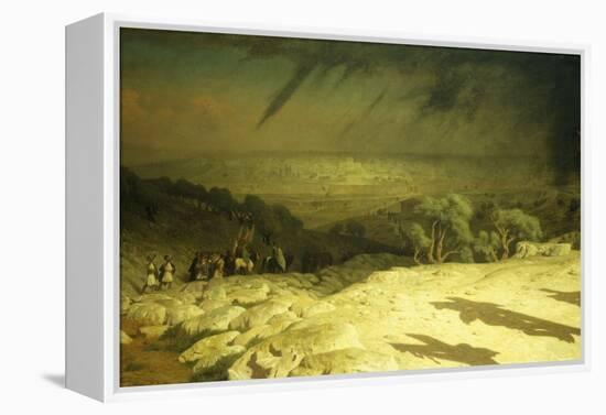 Golgotha (It Is Finished)-Jean Leon Gerome-Framed Premier Image Canvas