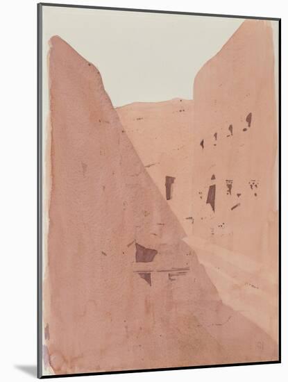 Golgotha, Lalibela, Ethiopia, 1996 (Watercolour on Paper)-Charlie Millar-Mounted Giclee Print