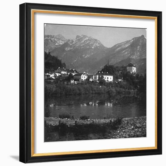 Golling and Tennengebirge, Salzburg, Austria, C1900s-Wurthle & Sons-Framed Photographic Print