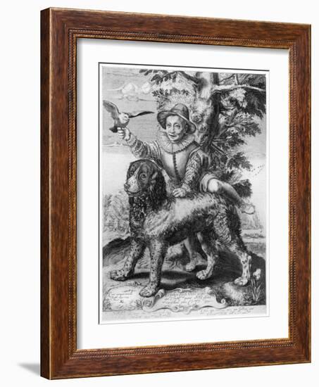 Goltzius's Engraving of the Son of His Friend, Theodore Frisius, Rome, 1599-Hendrik Goltzius-Framed Giclee Print