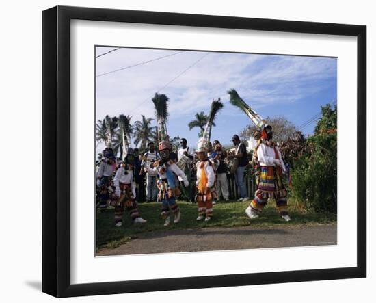 Gombey Dancers, Bermuda, Central America-Doug Traverso-Framed Photographic Print