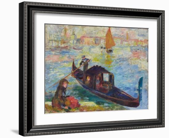 Gondel, Venedig. 1881-Pierre-Auguste Renoir-Framed Giclee Print