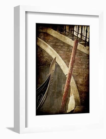 Gondola and Bridge, Venice, Italy-Jon Arnold-Framed Photographic Print