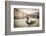 Gondola at the Rialto Bridge on the Grand Canal, Venice, Veneto, Italy-Russ Bishop-Framed Photographic Print