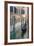 Gondola Boat Passing Through a Narrow Canal, Venice, Veneto, Italy-Stefano Politi Markovina-Framed Photographic Print