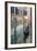 Gondola Boat Passing Through a Narrow Canal, Venice, Veneto, Italy-Stefano Politi Markovina-Framed Photographic Print