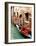 Gondola by a Brick Wall, Venice-Igor Maloratsky-Framed Art Print