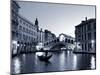 Gondola by the Rialto Bridge, Grand Canal, Venice, Italy-Alan Copson-Mounted Photographic Print