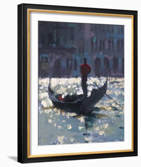 Gondola Glimmer-null-Framed Giclee Print