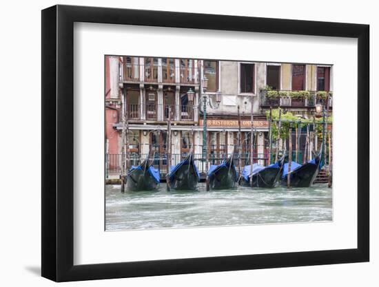 Gondola. Grand Canal. Venice, Italy-Tom Norring-Framed Photographic Print