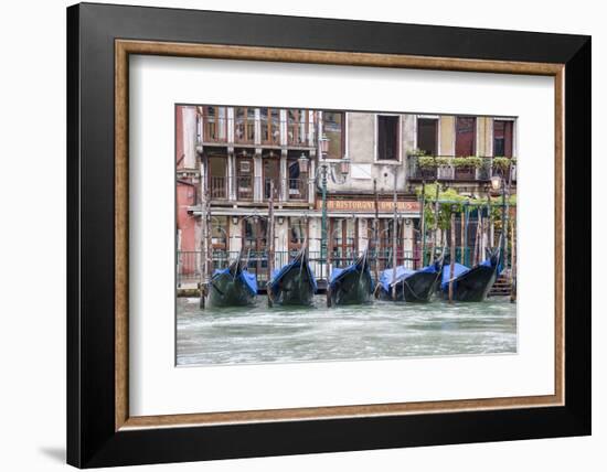 Gondola. Grand Canal. Venice, Italy-Tom Norring-Framed Photographic Print