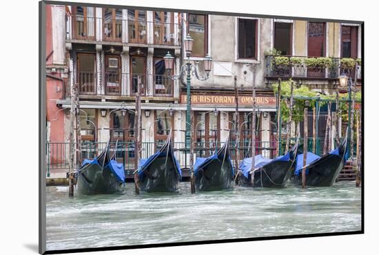 Gondola. Grand Canal. Venice, Italy-Tom Norring-Mounted Photographic Print