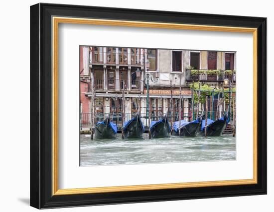 Gondola. Grand Canal. Venice, Italy-Tom Norring-Framed Photographic Print