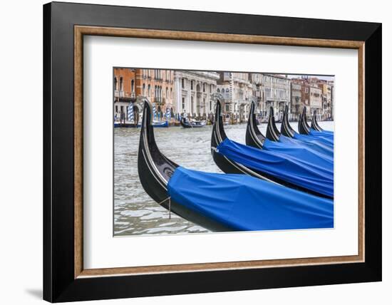 Gondola. Grand Canal. Venice, Italy-Tom Norring-Framed Photographic Print