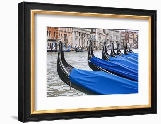 Gondola. Grand Canal. Venice, Italy-Tom Norring-Framed Photographic Print