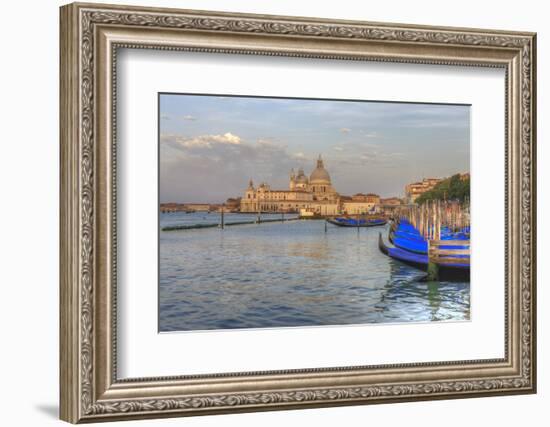 Gondola Lineup in Front of Church of San Giorgio Maggiore. Venice. Italy-Tom Norring-Framed Photographic Print