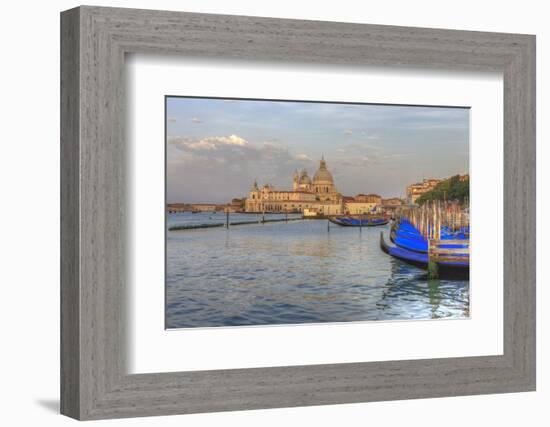 Gondola Lineup in Front of Church of San Giorgio Maggiore. Venice. Italy-Tom Norring-Framed Photographic Print