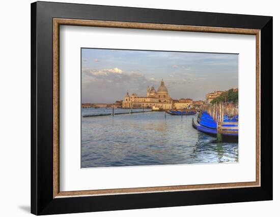 Gondola Lineup in Front of Church of San Giorgio Maggiore. Venice. Italy-Tom Norring-Framed Photographic Print