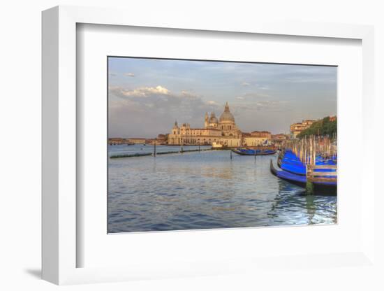 Gondola Lineup in Front of Church of San Giorgio Maggiore. Venice. Italy-Tom Norring-Framed Photographic Print