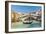 Gondola near Rialto Bridge in Venice, Italy-sborisov-Framed Photographic Print