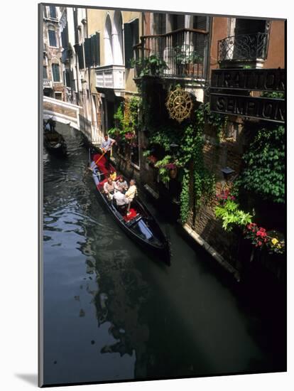 Gondola Ride on Canal, Venice, Italy-Bill Bachmann-Mounted Photographic Print