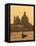 Gondola, Santa Maria Della Salute and Grand Canal at Sunset, Venice, Italy-Jon Arnold-Framed Premier Image Canvas