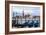 Gondola Station on Grand Canal-George Oze-Framed Photographic Print