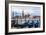 Gondola Station on Grand Canal-George Oze-Framed Photographic Print