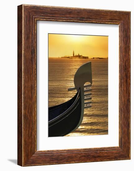 Gondola, Venice, UNESCO World Heritage Site, Veneto, Italy, Europe-Angelo Cavalli-Framed Photographic Print