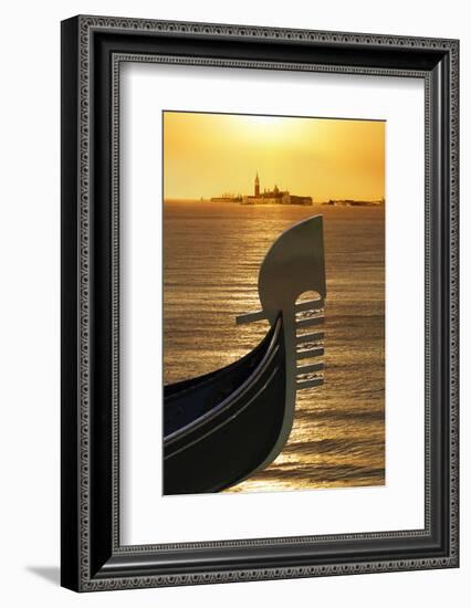 Gondola, Venice, UNESCO World Heritage Site, Veneto, Italy, Europe-Angelo Cavalli-Framed Photographic Print
