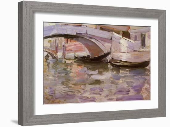 Gondolas, 1899-John Singer Sargent-Framed Giclee Print