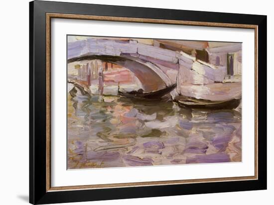 Gondolas, 1899-John Singer Sargent-Framed Giclee Print