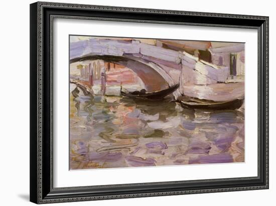 Gondolas, 1899-John Singer Sargent-Framed Giclee Print