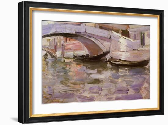 Gondolas, 1899-John Singer Sargent-Framed Giclee Print