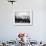 Gondolas and Gondoliers on a Rainy Day in Venice Italy, June 1965-null-Framed Photographic Print displayed on a wall