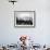 Gondolas and Gondoliers on a Rainy Day in Venice Italy, June 1965-null-Framed Photographic Print displayed on a wall