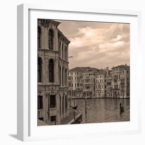 Gondolas and Palazzos II-Rita Crane-Framed Photographic Print