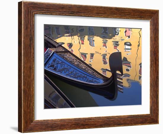 Gondolas and Reflections III-Rita Crane-Framed Photographic Print