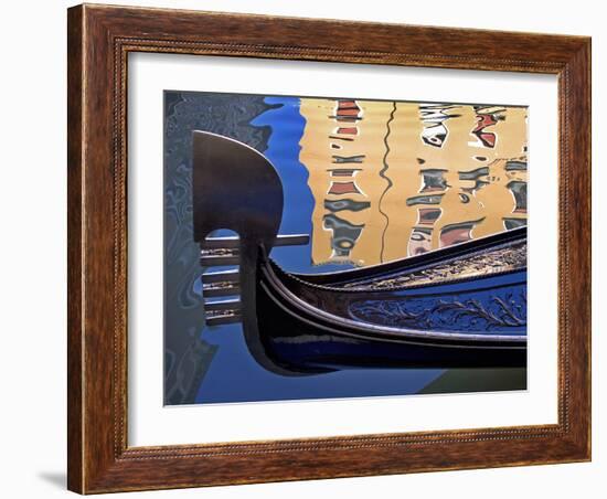 Gondolas and Reflections IV-Rita Crane-Framed Photographic Print