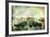 Gondolas - Beautiful Venetian Pictures - Oil Painting Style-Maugli-l-Framed Premium Giclee Print