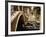 Gondolas Beside a Bridge, Venice, Veneto, Italy, Europe-Sergio Pitamitz-Framed Photographic Print