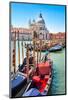 Gondolas Canale Grande Venice-null-Mounted Art Print