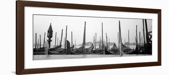 Gondolas Moored at a Harbor, San Marco Giardinetti, Venice, Italy-null-Framed Photographic Print