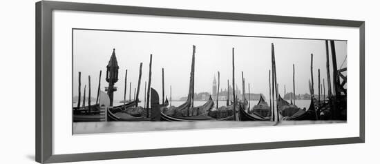 Gondolas Moored at a Harbor, San Marco Giardinetti, Venice, Italy-null-Framed Photographic Print