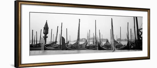 Gondolas Moored at a Harbor, San Marco Giardinetti, Venice, Italy-null-Framed Photographic Print