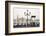 Gondolas Moored on the Lagoon, San Giorgio Maggiore Beyond, Riva Degli Schiavoni-Amanda Hall-Framed Photographic Print