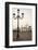 Gondolas Moored on the Lagoon, San Giorgio Maggiore Beyond, Riva Degli Schiavoni-Amanda Hall-Framed Photographic Print