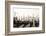 Gondolas Moored on the Lagoon, San Giorgio Maggiore Beyond, Riva Degli Schiavoni-Amanda Hall-Framed Photographic Print